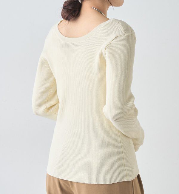  「【前後２WAY仕様】レースアップニット」|パーカー|