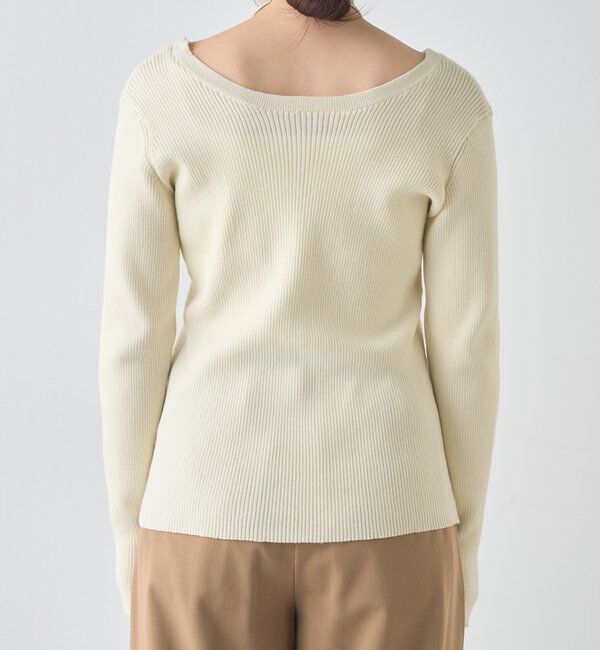  「【前後２WAY仕様】レースアップニット」|パーカー|