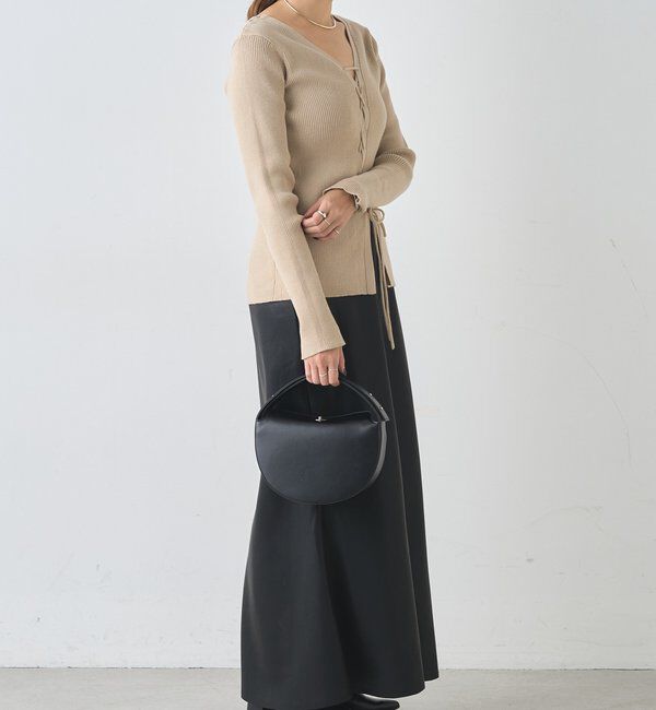  「【前後２WAY仕様】レースアップニット」|パーカー|