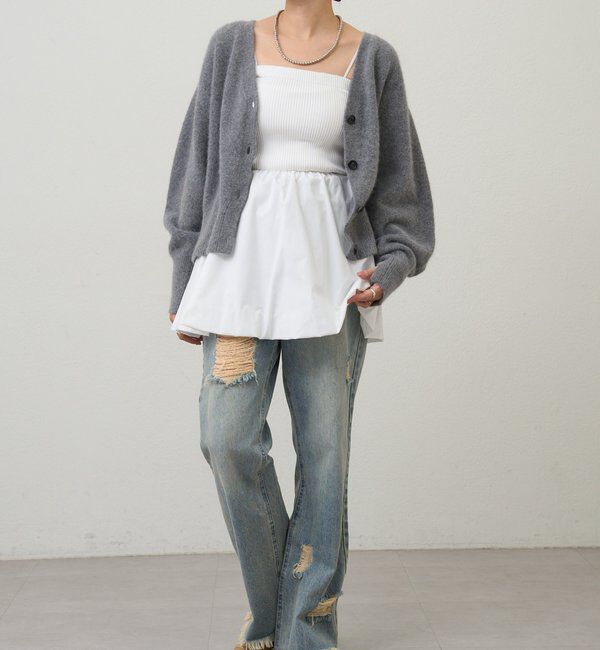  「【26SS予約】バルーンビスチェキャミソール」|キャミソール|