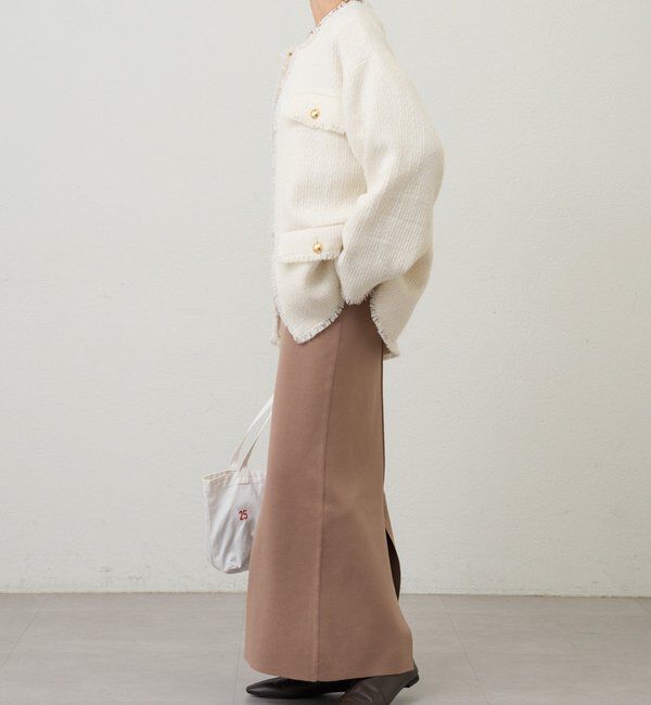  「【26SS予約】総針ニットキャミワンピース」|ワンピース|