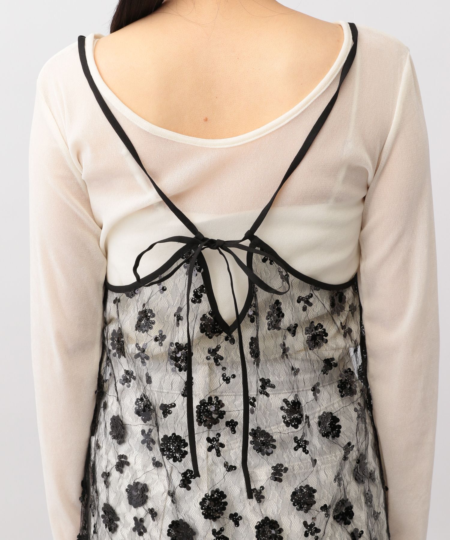 apart by lowrys「スパンコールキャミワンピース」|ワンピース|