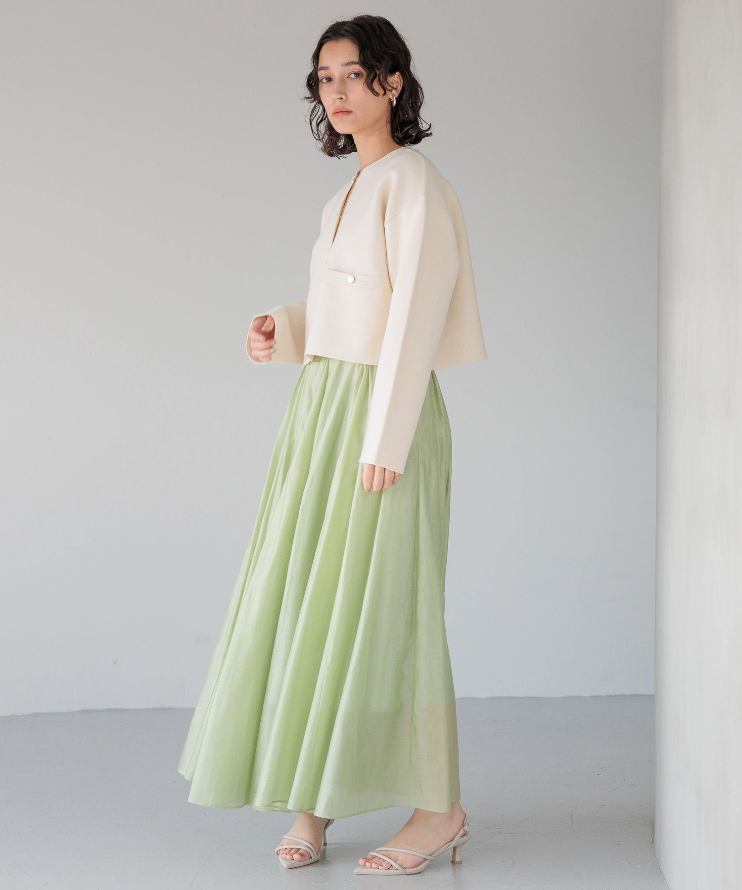 A part by 「スポンディッシュキンボタンクルーカーディガン」|ニット・セーター|