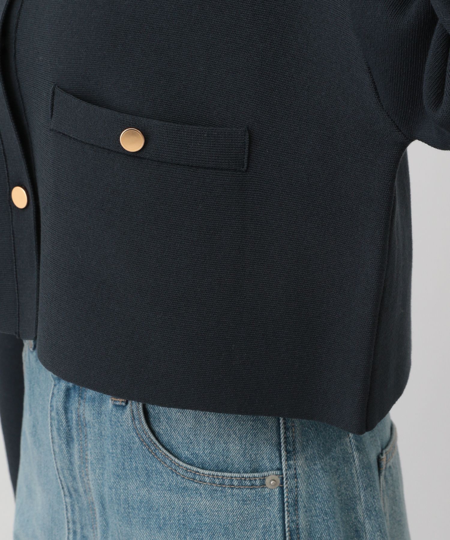 A part by 「スポンディッシュキンボタンクルーカーディガン」|ニット・セーター|