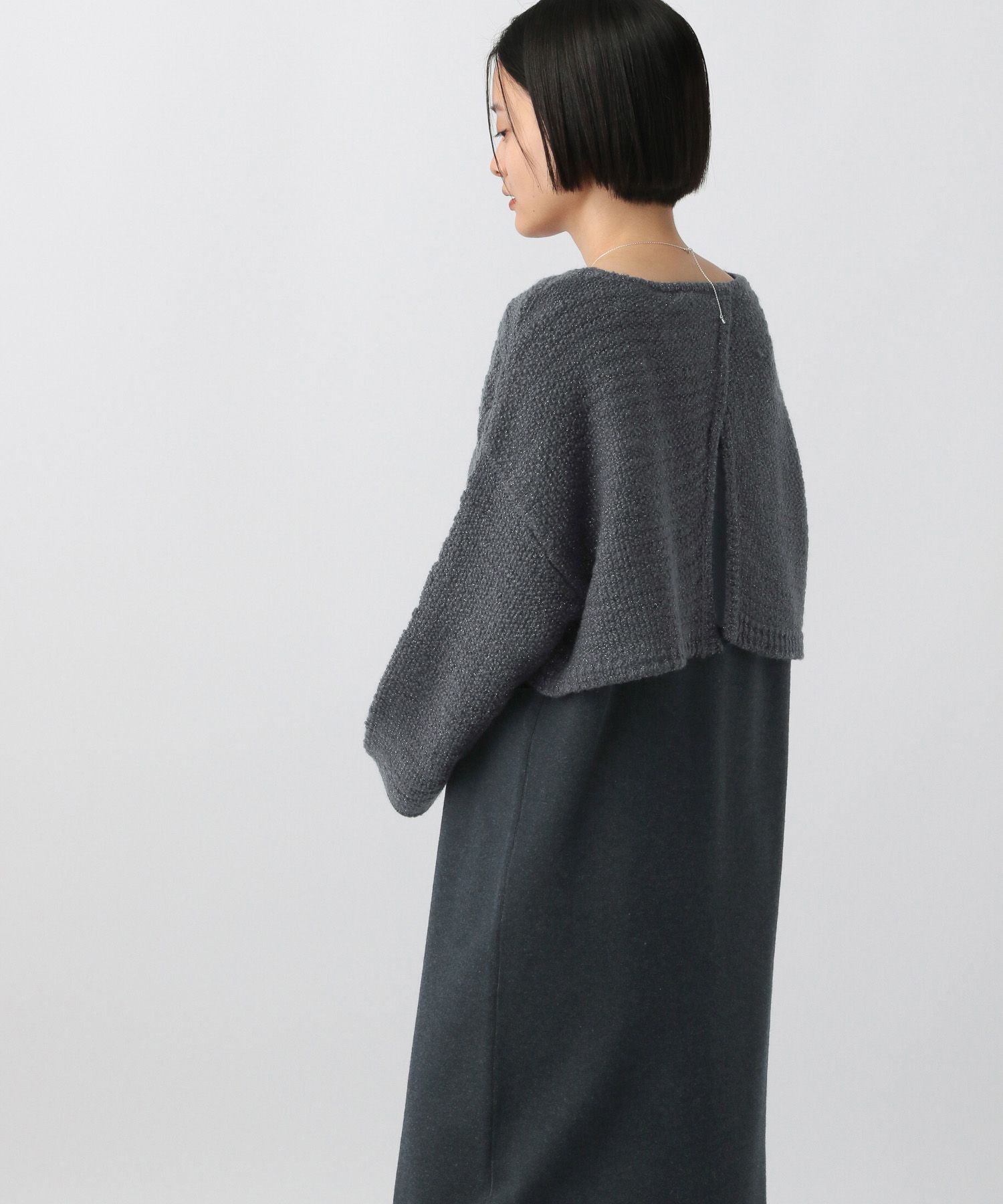 A part by 「ツィード2Pニットワンピース」|ワンピース|