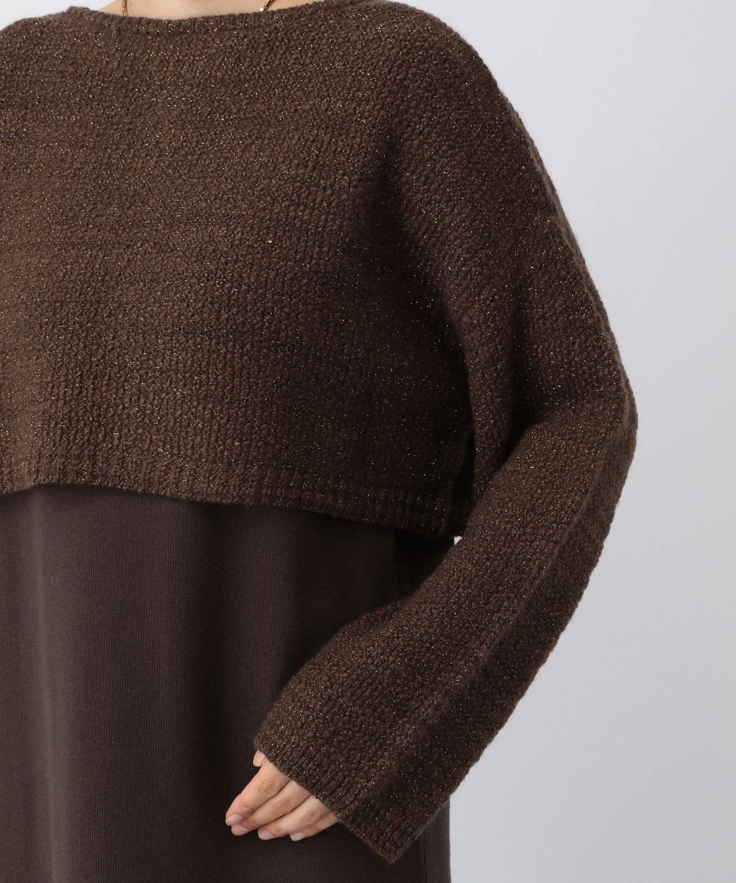 A part by 「ツィード2Pニットワンピース」|ワンピース|