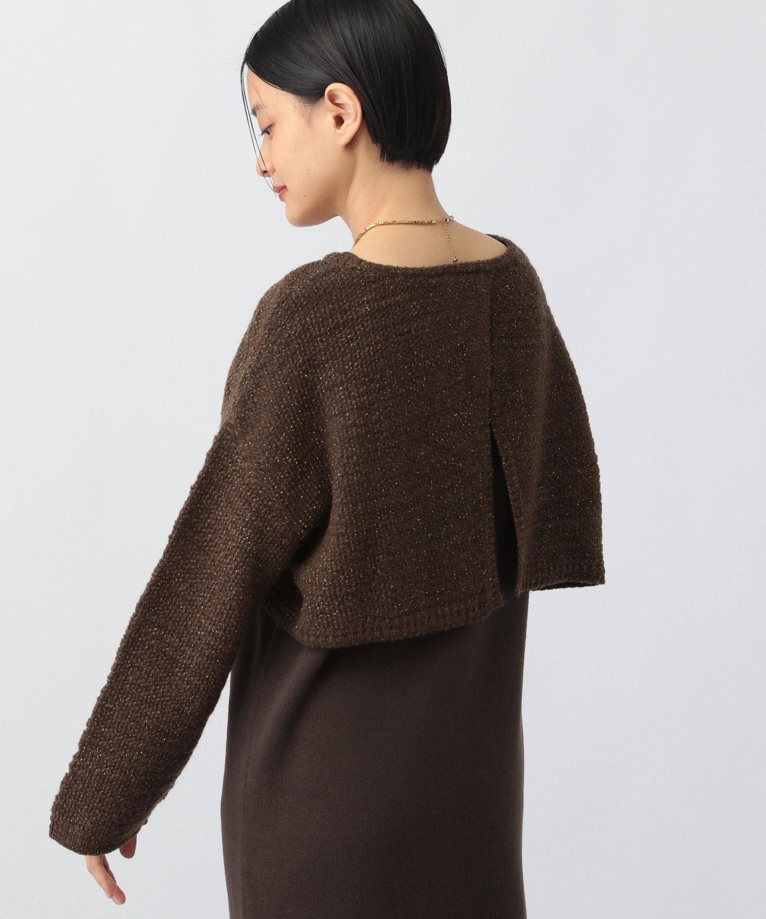 A part by 「ツィード2Pニットワンピース」|ワンピース|