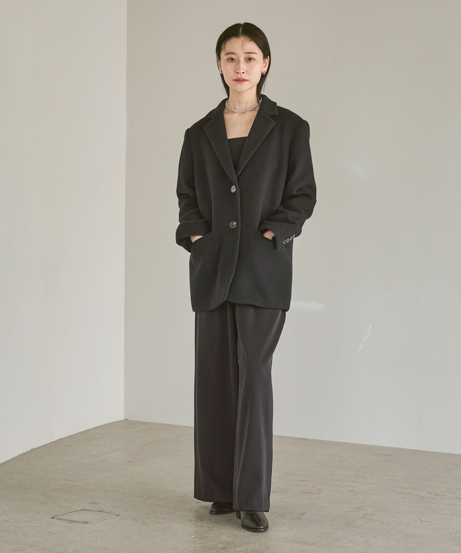 A part by 「【洗える】きれいめイージーストレートパンツ」|その他|