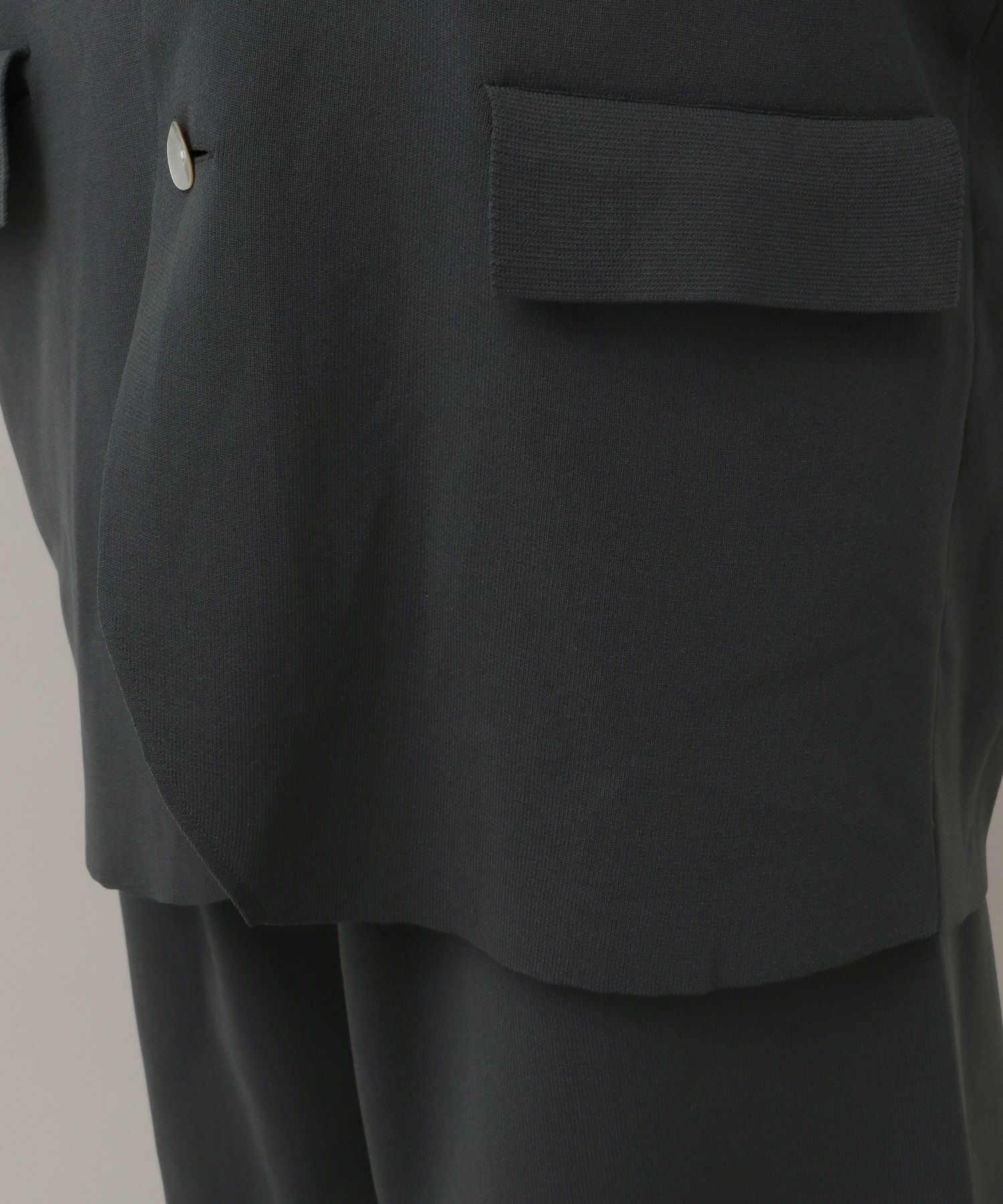 A part by 「ニットジャケットセットアップ」|テーラードジャケット|