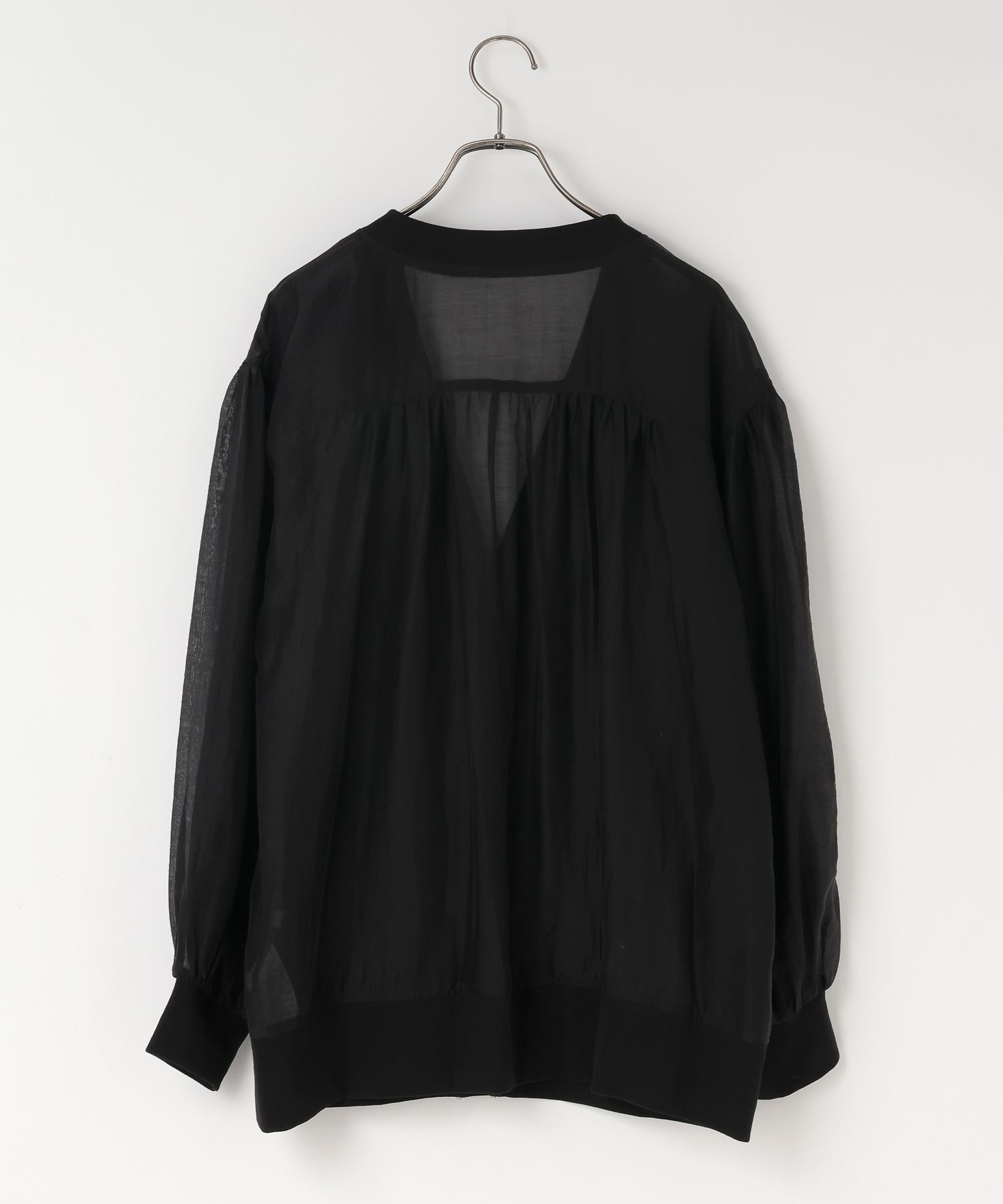 LOWRYS FARM「シアーシャツカーディガンＬＳ」|シャツ・ブラウス|