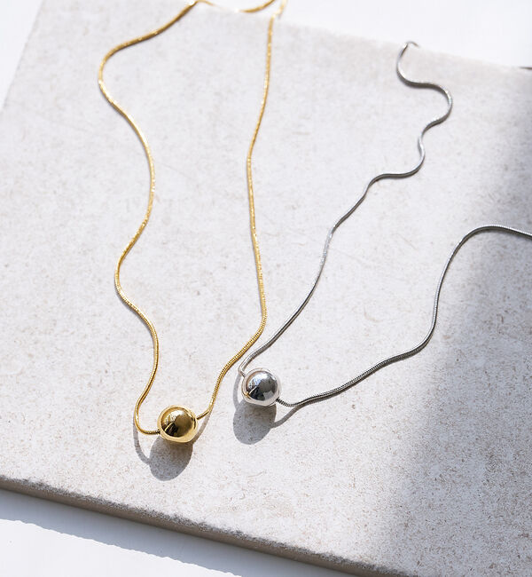 collex「メタルボールネックレス」|ネックレス|