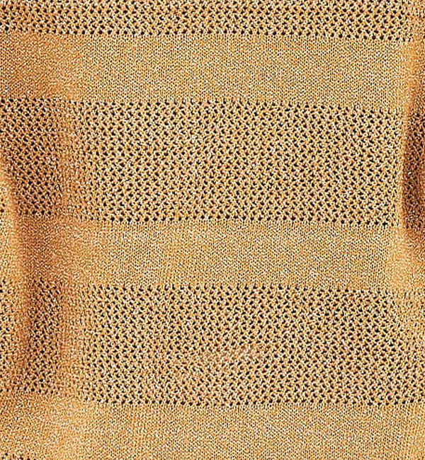 collex「レーシーボーダーVネックカーディガン」|カーディガン|