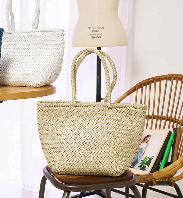 collex「【DRAGON/ドラゴン】GRACE BASKET SMALL」|トートバッグ|グレージュ