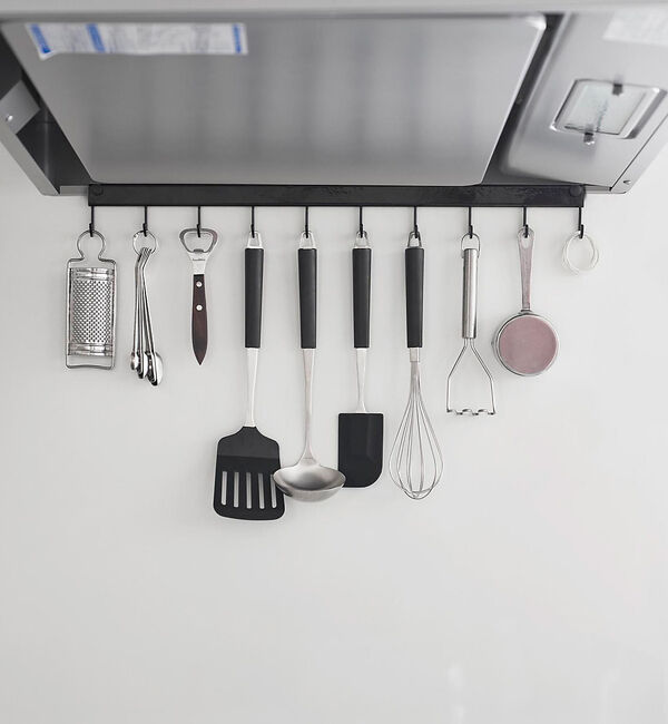 collex「【tower】 レンジフードフック10連 キッチン収納 フック掛け」|食器・キッチングッズ|