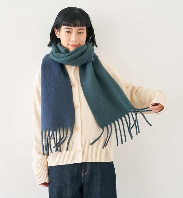 collex「ソフトブークレーリバーシブルマフラー」|マフラー|