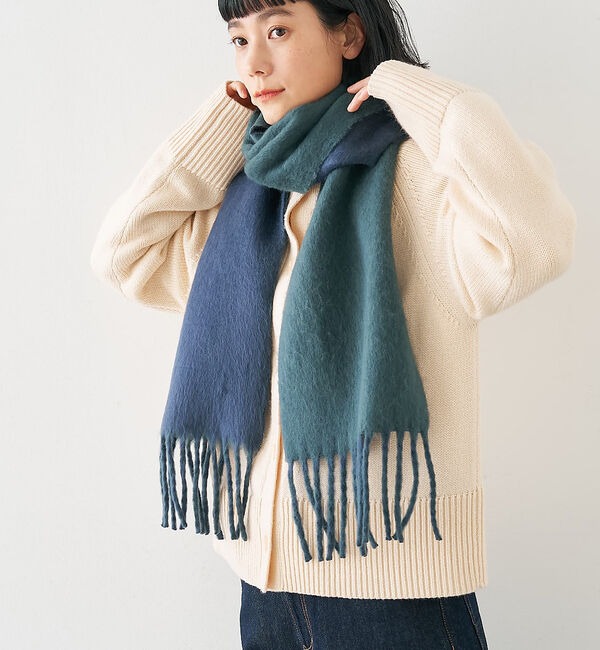 collex「ソフトブークレーリバーシブルマフラー」|マフラー|