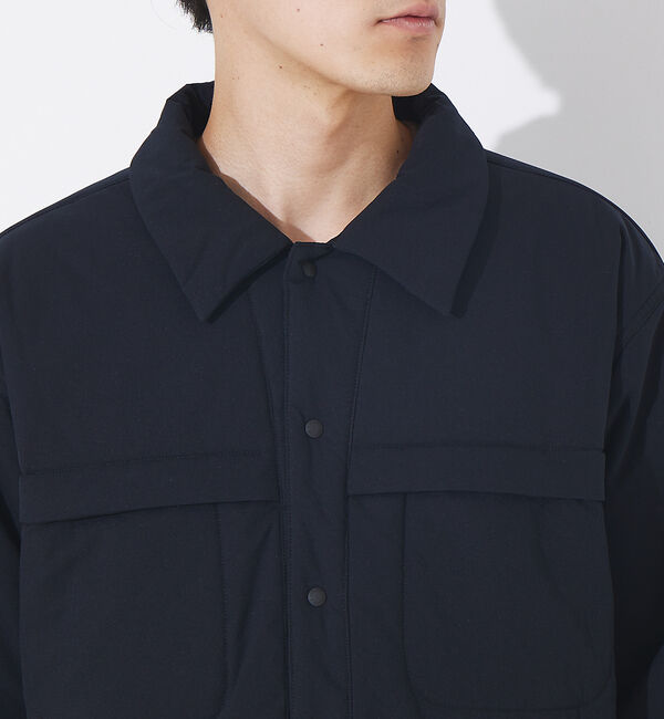 ABAHOUSE「【別注 DESCENTE / デサント】ライトパフ シャツブルゾン」|ブルゾン・スタジャン|