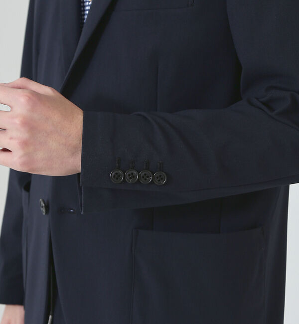 ABAHOUSE「【セットアップ対応/FLEX JACKET】トリコットツイル マルチストレッチ」|テーラードジャケット|