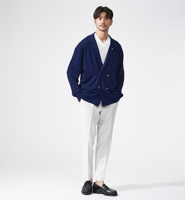 ABAHOUSE「リネンプレーティング ニットジャケット / サマージャケット」|その他|