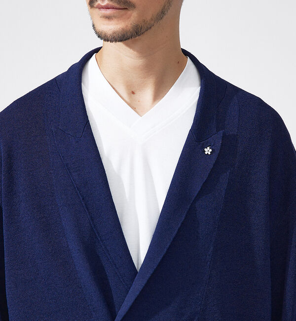 ABAHOUSE「リネンプレーティング ニットジャケット / サマージャケット」|その他|