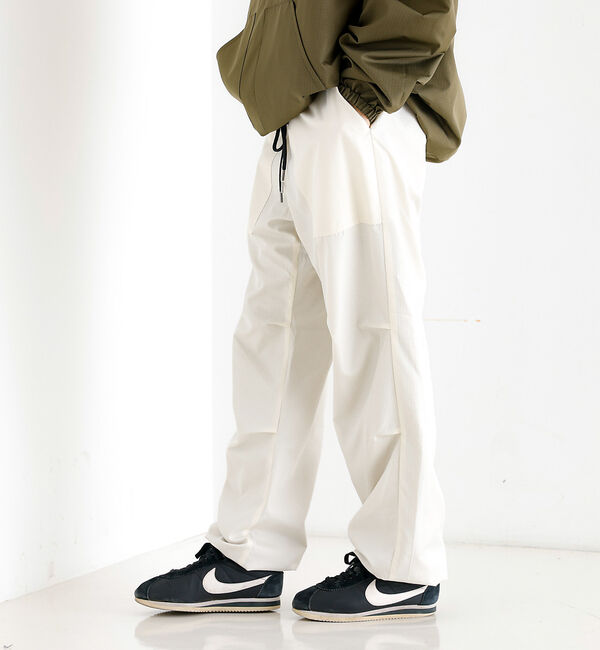 ABAHOUSE「【TAION / タイオン】MILITARY LINE REVERSIBLE P」|カーゴ|オフホワイト