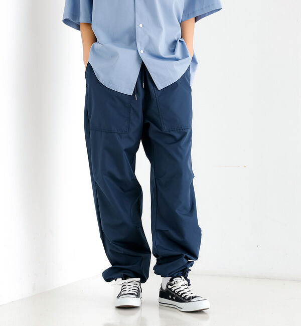 ABAHOUSE「【TAION / タイオン】MILITARY LINE REVERSIBLE P」|カーゴ|ネイビー