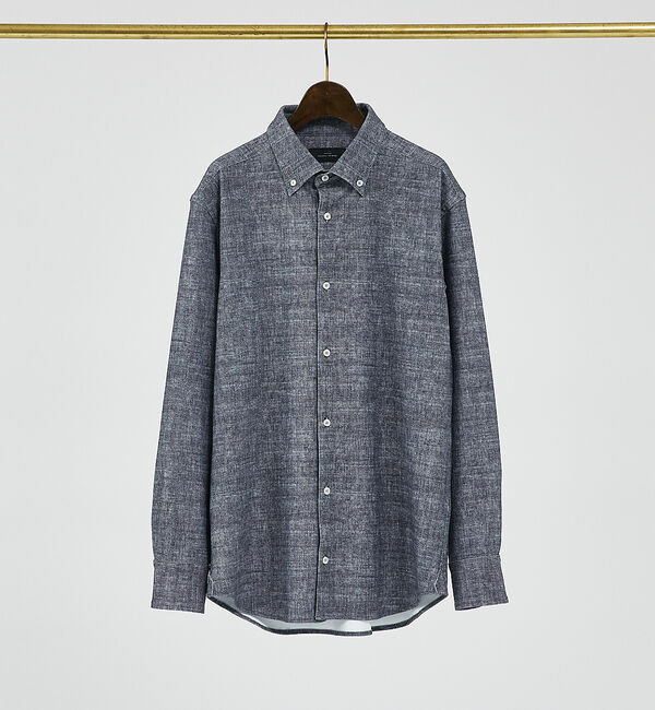 ABAHOUSE「【FLEX SHIRTS / Dry Moment使用】デニム シャンブレーシャ」|シャツ・ブラウス|スミクロ