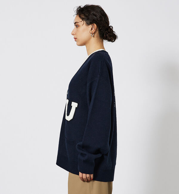 ABAHOUSE「【UNIVERSAL OVERALL / ユニバーサルオーバーオール 】ボリュー」|カーディガン|