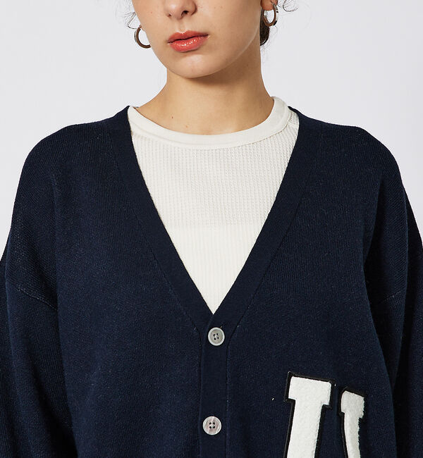 ABAHOUSE「【UNIVERSAL OVERALL / ユニバーサルオーバーオール 】ボリュー」|カーディガン|