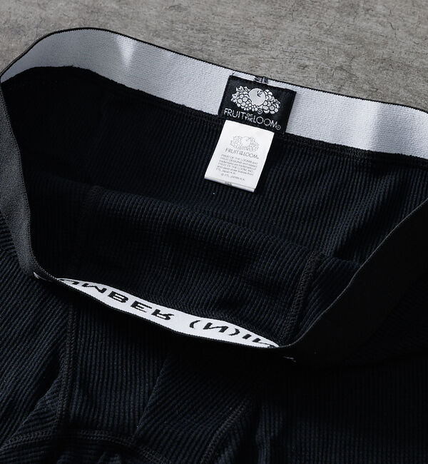 ABAHOUSE「【FRUIT OF THE LOOMxNUMBER(N)INE 】2パックワッフ」|インナー|