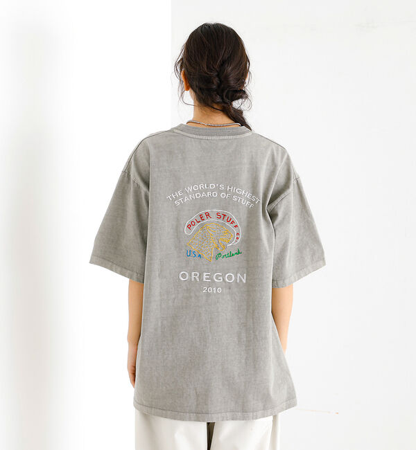 ABAHOUSE「【POLeR/ポーラー】PIGMENT SOUVENIR TEE/スーベニアTシ」|Tシャツ・カットソー|