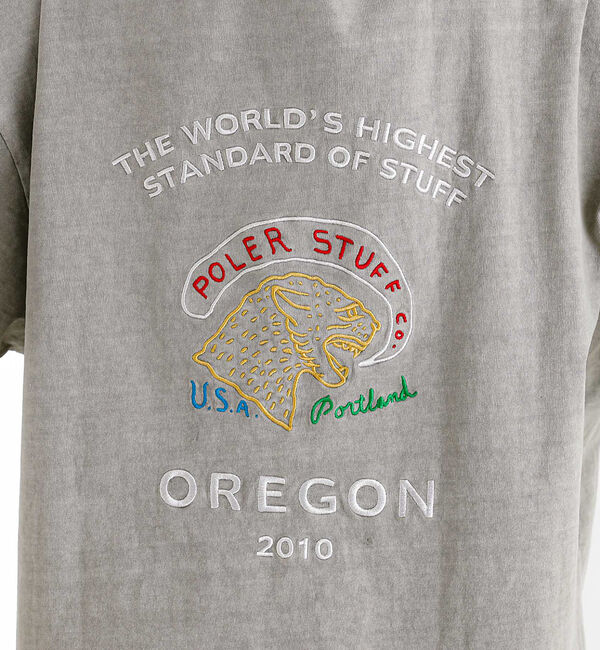 ABAHOUSE「【POLeR/ポーラー】PIGMENT SOUVENIR TEE/スーベニアTシ」|Tシャツ・カットソー|