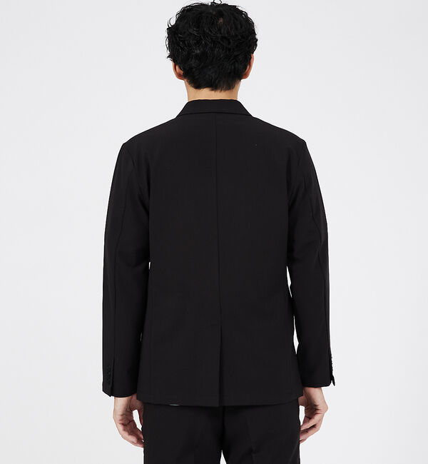 ABAHOUSE「【セットアップ対応】シルキータッチ ウォッシャブル ジャケット」|テーラードジャケット|