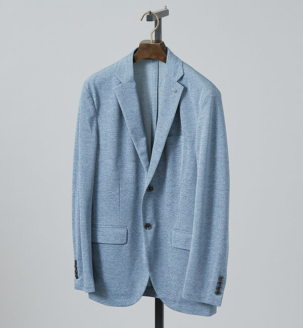 ABAHOUSE「【セットアップ対応/FLEX JACKET】Breeze cool カノコ ジャ」|テーラードジャケット|