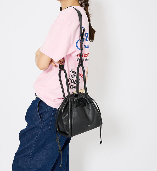 ABAHOUSE「【YArKA/ヤーカ】real leather square bottom dr」|ショルダー・メッセンジャー|