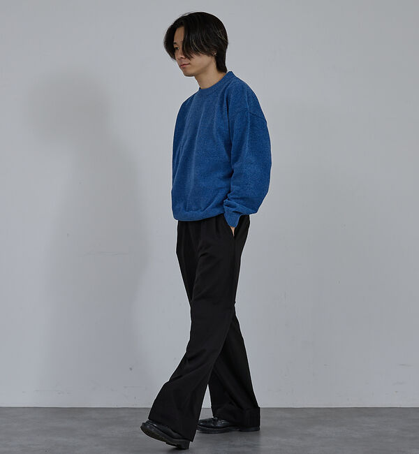 ABAHOUSE「【AH ABAHOUSE】ハイゲージモール クルーネックニット」|ニット・セーター|