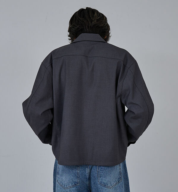 ABAHOUSE「【AH ABAHOUSE】クロップド ダブルジップアップブルゾン」|ブルゾン・スタジャン|