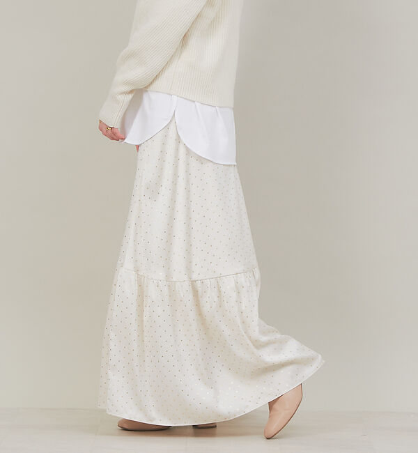 Rouge vif「シャインドットスカート」|スカート|