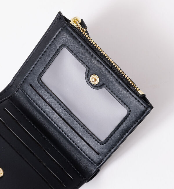 Rouge vif「【mieux un】クロコ風型押しミニウォレット」|財布|