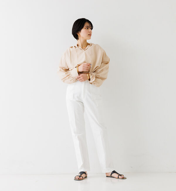 Rouge vif「【一部店舗限定】スリーブデザインスキッパーブラウス」|シャツ・ブラウス|