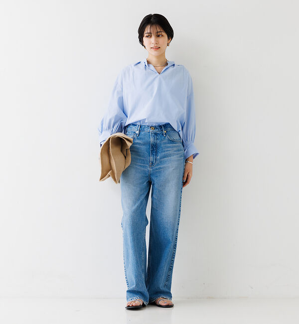 Rouge vif「【一部店舗限定】スリーブデザインスキッパーブラウス」|シャツ・ブラウス|