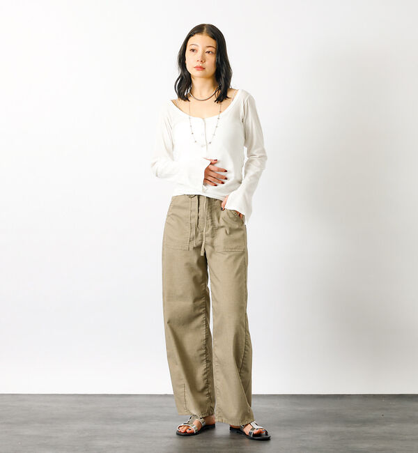 Rouge vif「【SOMETHING/サムシング】リラックス カーブベイカーパンツ 【WEB限定」|その他|