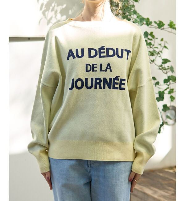 Rouge vif「【一部店舗限定】【追加4】ジャガードロゴニット」|ニット・セーター|