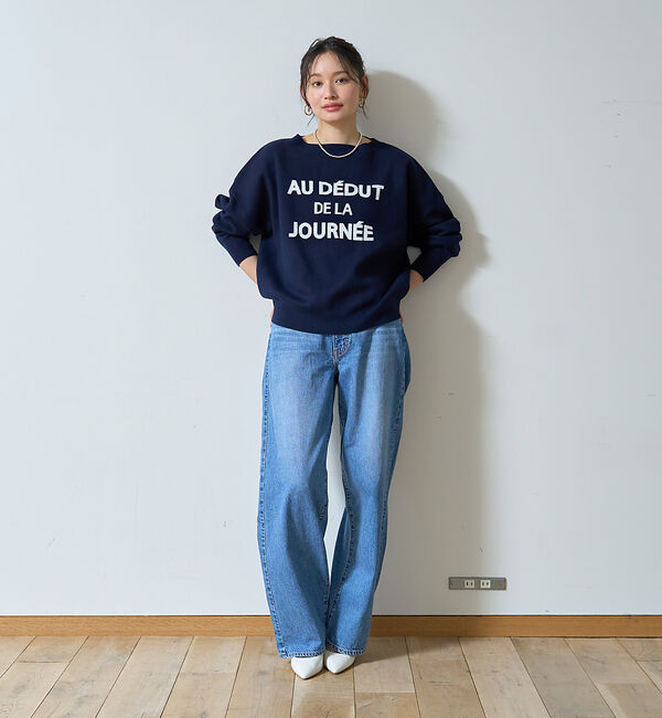 Rouge vif「【一部店舗限定】【追加4】ジャガードロゴニット」|ニット・セーター|