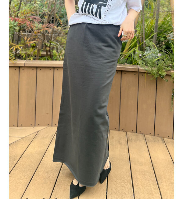 Rouge vif「【MICA&DEAL /マイカアンドディール】タイトイージースカート」|スカート|