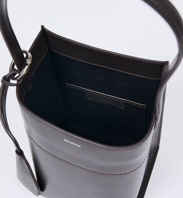 Rouge vif「【ORSETTO/オルセット】SCATOLA スムースレザー ショルダーバッグ」|ショルダー・メッセンジャー|