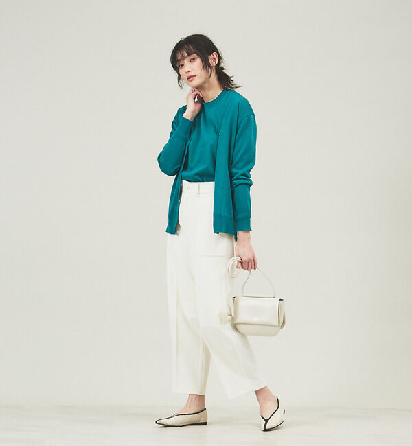 qualite「【アンサンブル対応】バイカラーハイゲージニット」|ニット・セーター|