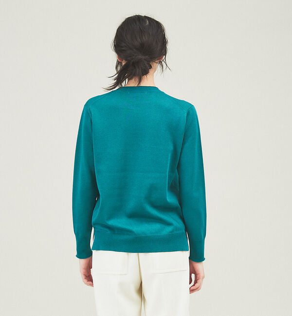 qualite「【アンサンブル対応】バイカラーハイゲージニット」|ニット・セーター|