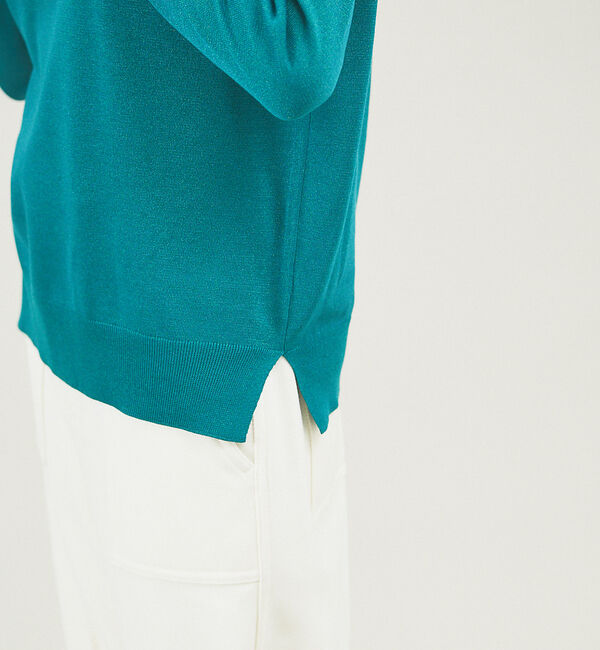 qualite「【アンサンブル対応】バイカラーハイゲージニット」|ニット・セーター|