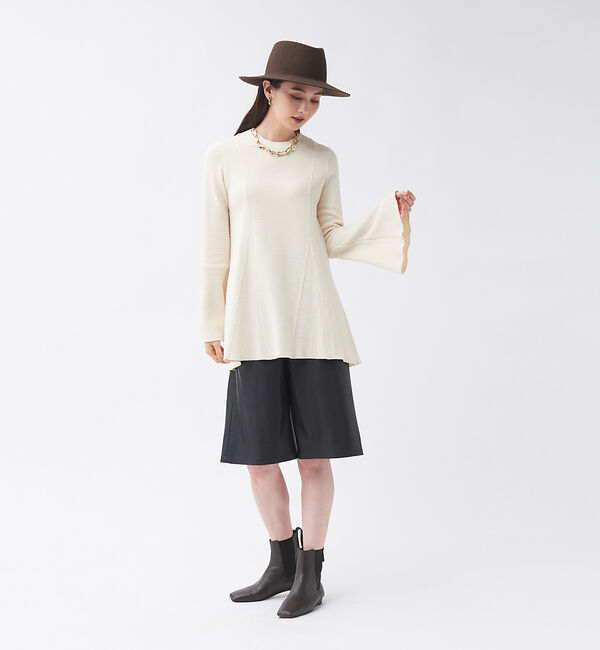 qualite「ピササーマルフレアカットソー」|Tシャツ・カットソー|